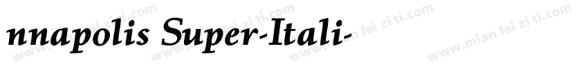 nnapolis Super-Itali字体转换